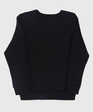 Printed sweatshirt in black