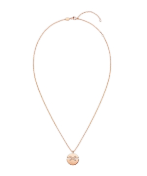 Gold necklace with pendant