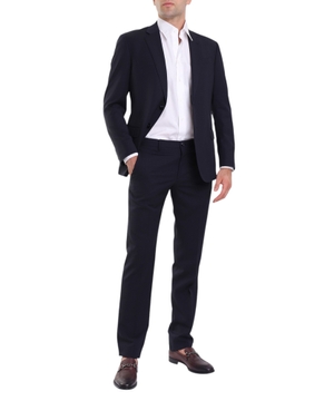Straight suit in blue
