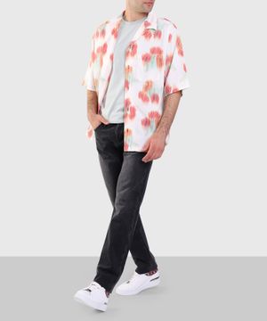 Printed short sleeved shirt