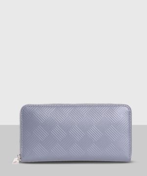 Light grey leather wallet
