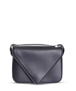 Black leather bag