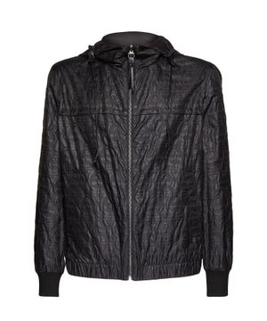 Black jacket with print design