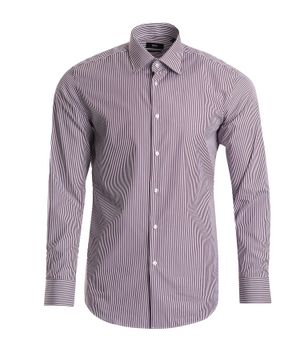 Stripe printed shirt in purple