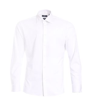 White shirt with classic collar