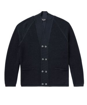 V-neck cardigan in navy