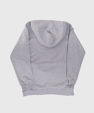 Grey hoodie with emblem