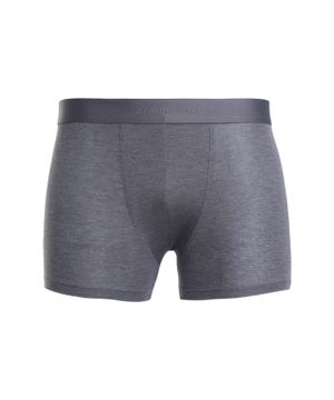 Grey embroidered logo boxer briefs