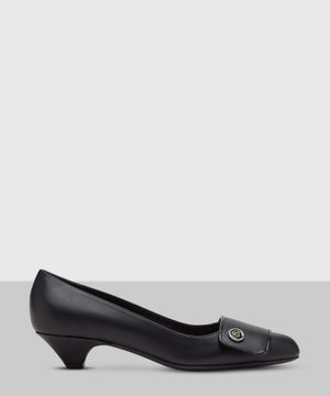 Black "Gancini" shoes with metal detail