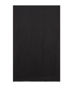 Gancini scarf with logo pattern