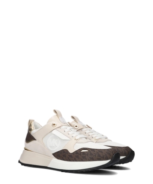 Mulicolor sneakers with logo printed panel