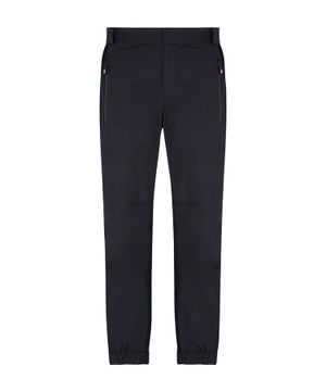 Elastic cuffs trousers in black 