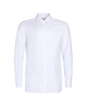 Straight-fit shirt in white