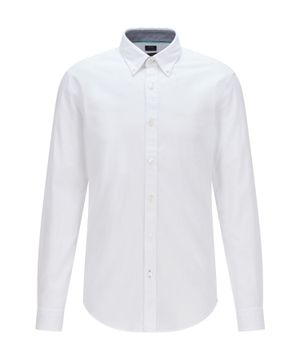 Straight-fit shirt in white