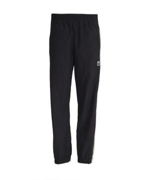 Palm embroidered track pants in black