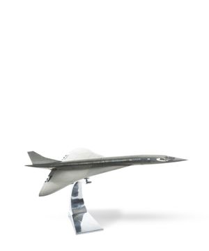 White "Concorde" model plane 