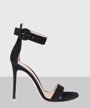 Black "Portofino 105" high heel sandals