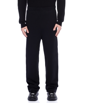 Track pants with elastic waist