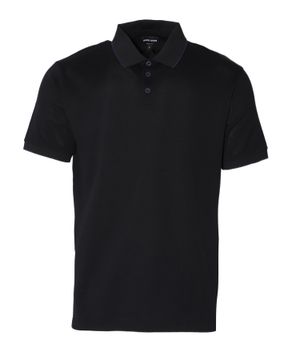 Qara rəngli qısaqol polo t-shirt 