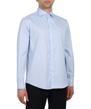 Straight-fit shirt in blue