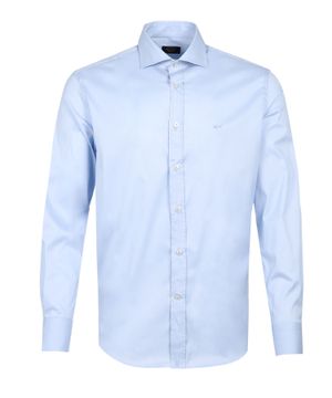 Straight-fit shirt in blue