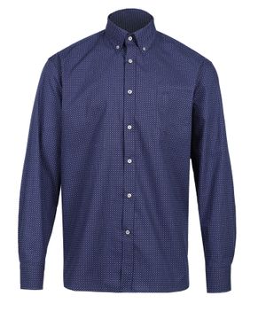 Blue shirt in dotted design