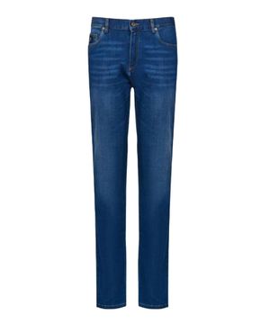 Straight-fit jeans in blue