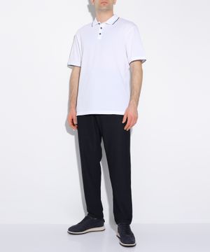 Straight-fit trousers with logo i