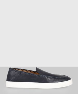 Slip-ons with contrasting soles