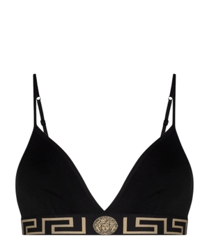 "Greca" beach bra with ornament