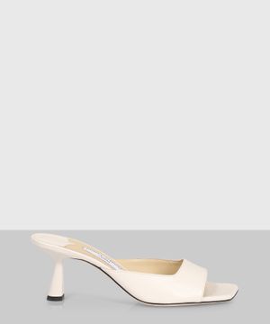White "Zania" mules
