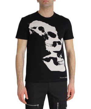 Qara rəngli printli t-shirt