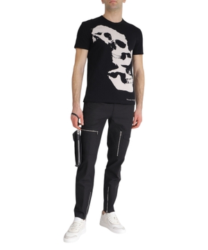 Qara rəngli printli t-shirt