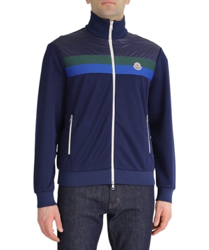 Striped jacket in blue