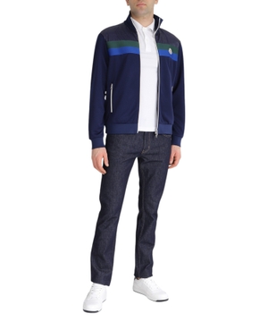 Striped jacket in blue