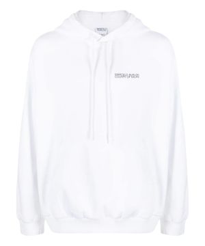 Logo print back sweatshirt in white 