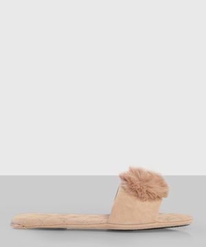 Slippers with tassel details
