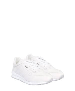 White sneakers with lace up design