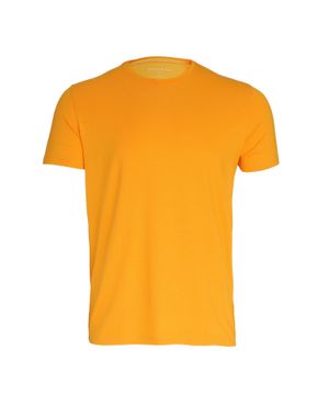 Straight-fit t-shirt in yellow