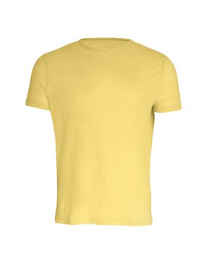 Straight-fit t-shirt in yellow