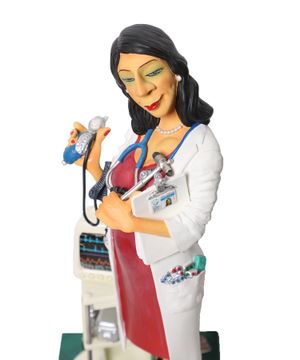 "Madam doctor" statue