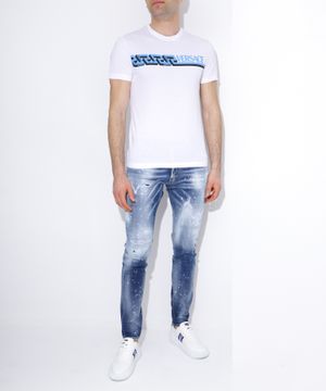 Blue "Skater" skinny jeans