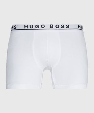 Elastic waist three-pack of trunks 