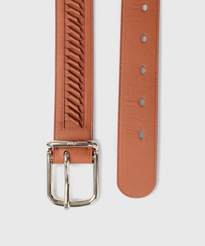 "Joe" leather belt in brown