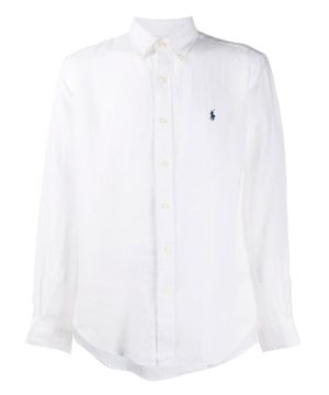 Straight-fit shirt in white