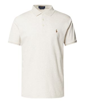 Polo with logo applique