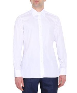 Straight-fit shirt in white