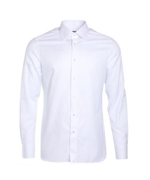 Straight-fit shirt in white