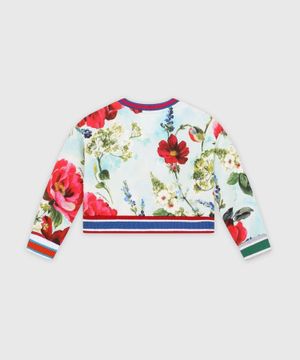 Floral print multicolor sweatshirt