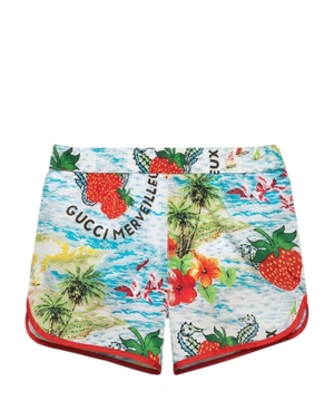 Multicolor printed shorts
